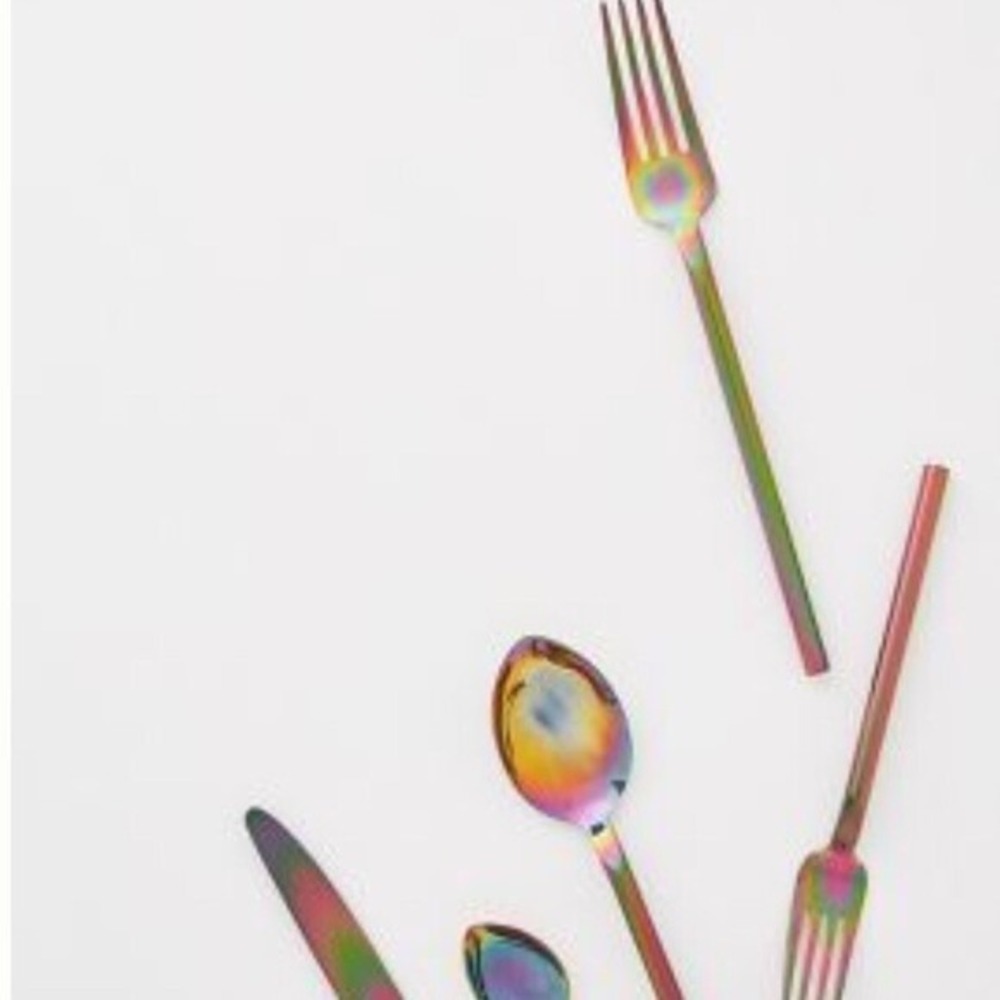 New Anthropologie Gloss-Washed flatware